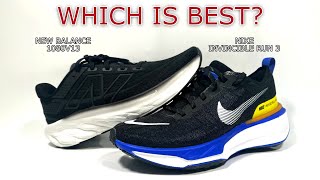 Comparing the Nike Invincible Run 3 vs New Balance 1080v13 [upl. by Assereht506]