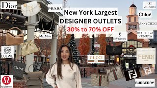 Discount Luxury Shopping at Woodbury Common Outlets I Dior Gucci Loewe Fendi Prada YSL Celine [upl. by Lindblad726]