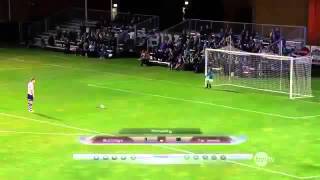 save 5 goal penalty with his face amp win  Scott Sterling vs football Funny [upl. by Sisi]