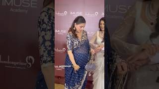 Pregnant Shraddha Arya flaunts her Baby Bump at an Event in Mumbai  Kumkum Bhagya  Kundali Bhagya [upl. by Lennej]