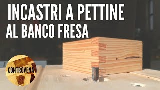 INCASTRI a PETTINE al banco fresa  Dime e JIG 1 [upl. by Eeliak]