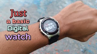 Casio W216 — Classic Round Digital Design [upl. by Kcirdla]