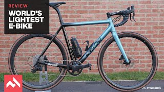 The worlds lightest ebike disguised as a road bike HPS Domestique Watt Assist Pro [upl. by Maurene306]