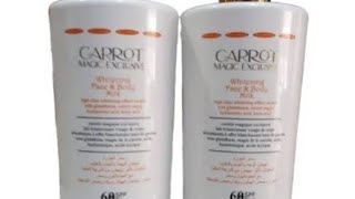 CARROT MAGIC EXCLUSIVE LOTION A MUST WATCH [upl. by Ainak]