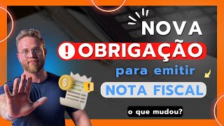 MEI NOVA OBRIGATORIEDADE NA EMISSÃO DE NOTA FISCAL [upl. by Ethelstan877]