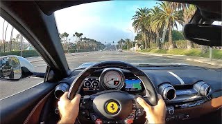 Ferrari 812 Superfast V12 POV Test Drive 3D AudioASMR [upl. by Besnard]