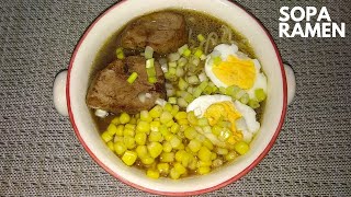 PASO A PASO DE CÓMO HACER SOPA RAMEN  DELICIOSA Y NUTRITIVA [upl. by Enirol]