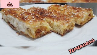 BAKLAVA YUFKASINDAN EN ÇITIR BÖREK💯Çay saatinin baş tacı✔Bakery recipes😄Favori tarifler➡️yemekorgg [upl. by Nirual]