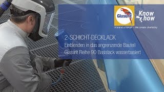 Glasurit Reihe 90 2SchichtDecklack Einblenden in das angrenzende Bauteil Deutsch [upl. by Swope]