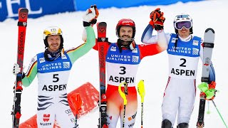 FIS Alpine Ski World Cup  Mens Slalom Run 2  Aspen USA  2024 [upl. by Moulton108]