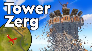 Zerging a Clans Roof Camping Tower  Rust [upl. by Charmaine]