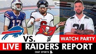 Bills vs Buccaneers Live Stream Scoreboard Raiders Report TNF  NFL Week 8 Amazon Prime [upl. by Franz]