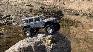 JEEP WRANGLER AXIAL SCX24  BOX OPENING AND FIRST DRIVE [upl. by Kirad482]