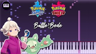 Pokémon Sword amp Shield  Bede Battle Theme Battle Bede  Piano CoverTutorial  MidiSheets [upl. by Koser]