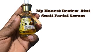 8in1 Snail Facial Serum Review beauty skincare face snailmucin [upl. by Longmire]