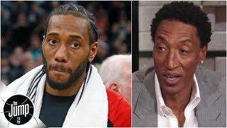 Scottie Pippen details the time Popovich had him talk to Kawhi Leonard  The Jump [upl. by Newel]