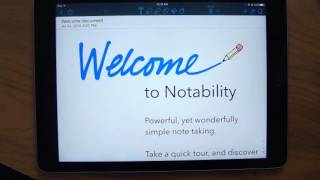 Annotating PDFs with Notability Webinar [upl. by Awra909]