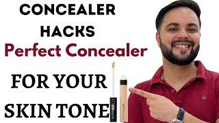 How to Choose Perfect Concealer Shade for your skin tone [upl. by Nwahsear786]