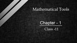 lecture 1  mathematical tools [upl. by Rabaj]