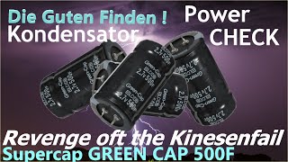 Kondensatoren prüfen  Supercap Test 2  GreenCap 500F günstige  Supercapacitor  defekte Erkennen [upl. by Okemak400]