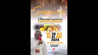 SEMINAIRE BIBLIQUE JOUR 2FRERE LOUIS LIKWEMA [upl. by Morville375]