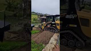 ASV RT40 nearly flips  Watch till the end asvpositrack ASV Payloads work earthworks Brisbane [upl. by Annahsirhc]