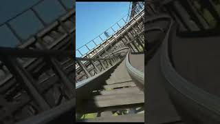 Wooden Coaster I made gaming themepark rollercoaster [upl. by Nosinned]