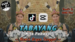 TABAYANG  LAGU DAYAK KALBAR  REMIX ORGEN TUNGGAL  VIRAL TIKTOK  Nila Pabayo  By Perdi AT [upl. by Orgel656]