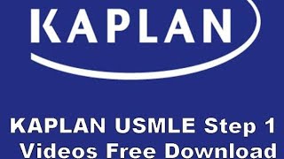 How to take kaplan USMLE step 1 and step 2 Lectures free  usmle kaplan dr medical [upl. by Anej56]