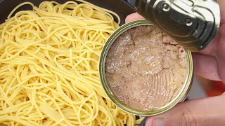 Cuando tengas espagueti y atun Prepara esta deliciosa receta de pasta en tan solo unos minutos [upl. by Dzoba125]