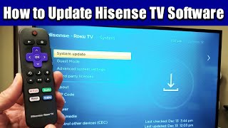 How to Update Hisense TV Software  StepbyStep Guide for All Models [upl. by Dorina]