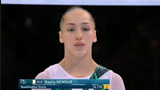 15066 Kaylia Nemour 🇩🇿 Wins the Uneven bars Silver Medal 2023 WAG World Championships [upl. by Schwerin]