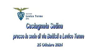 SAT Levico 25 ott 2024 Castagnata [upl. by Artenal]