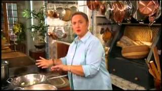 Lidia Matticchio Bastianich Scampi alla busara shrimp Istria Croatia [upl. by Harbert]