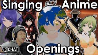 VRCHAT Singing Anime Opening 4 [upl. by Alle]