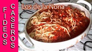 FIDEOS CASEROS 🍝  Como los hacía la Nona [upl. by Lerual]