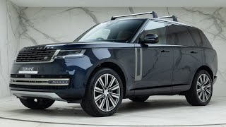 2022 Range Rover P400 HSE  Portofino Blue  Walkaround amp Interior  Romans International [upl. by Brooking]