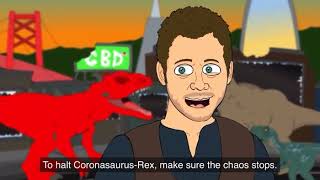 Jurassic WORLD Coronasaurus Rex The Musical Reaction by LHUGUENY [upl. by Binni]