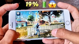 TESTE DE BATERIA IPHONE 8 PLUS  TESTE COM ELE EM 19 SERÁ QUE DURA UMA PARTIDA SERÁ QUE TRAVA [upl. by Hainahpez]