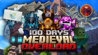 We Spent 100 Days in Minecraft Medieval Overload and It Was AMAZING [upl. by Sheffield814]