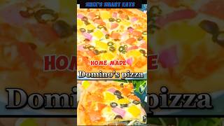 Easy Dominos style pizza at home pizza Viral trending domino [upl. by Aimik]