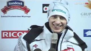 Kamil Stoch Zawsze chciałem wygrywać Myślami jestem z Małyszem [upl. by Lissy]