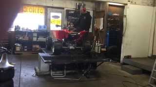 2014 YFZ450R Dyno Test Vortex OCP [upl. by Navonod]