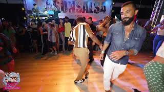 Mark amp Ines  salsa social dancing  Croatian Summer Salsa Festival 2022 Rovinj [upl. by Innoc]