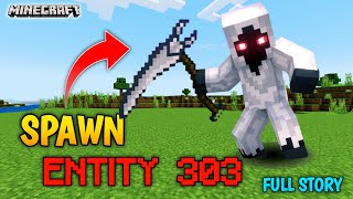 HOW TO SPAWN ENTITY 303 IN MINECRAFT PEBEDROCK  SUMMON ENTITY 303 IN MINECRAFT PE [upl. by Marx951]