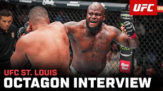 Derrick Lewis Octagon Interview  UFC St Louis [upl. by Acnaiv780]