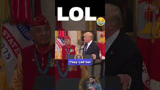 Classic Trump Moments pocahontas [upl. by Cirilo]