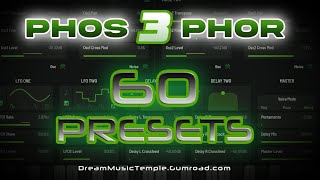 Audio Damage Phosphor 3  60 Preset Expansions by DMT CYMATICS  Demo  No Talking [upl. by Raine]