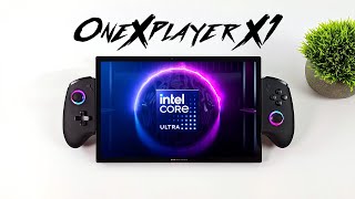 ONEXPLAYER X1 First Look Hands On With The First Intel Core Ultra Handheld [upl. by Daggett922]