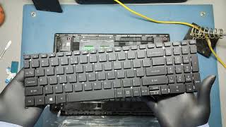 Acer Aspire A71575G Keyboard Replacement  StepbyStep Guide  DIY Repair [upl. by Dalury]